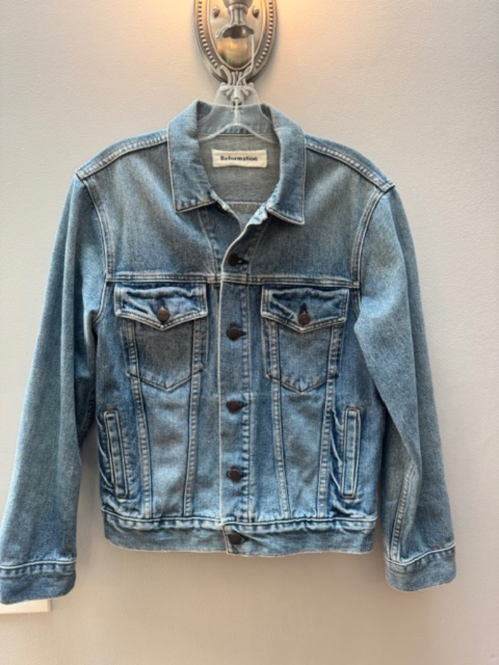 Reformation Denim Jacket, Small
